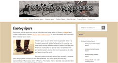 Desktop Screenshot of cowboy-spurs.com